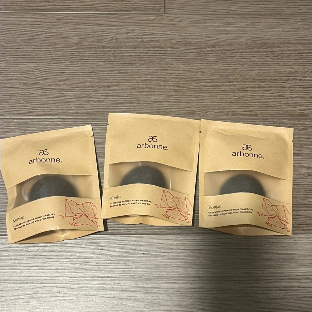 Arbonne Natural Konjac Sponge Trio